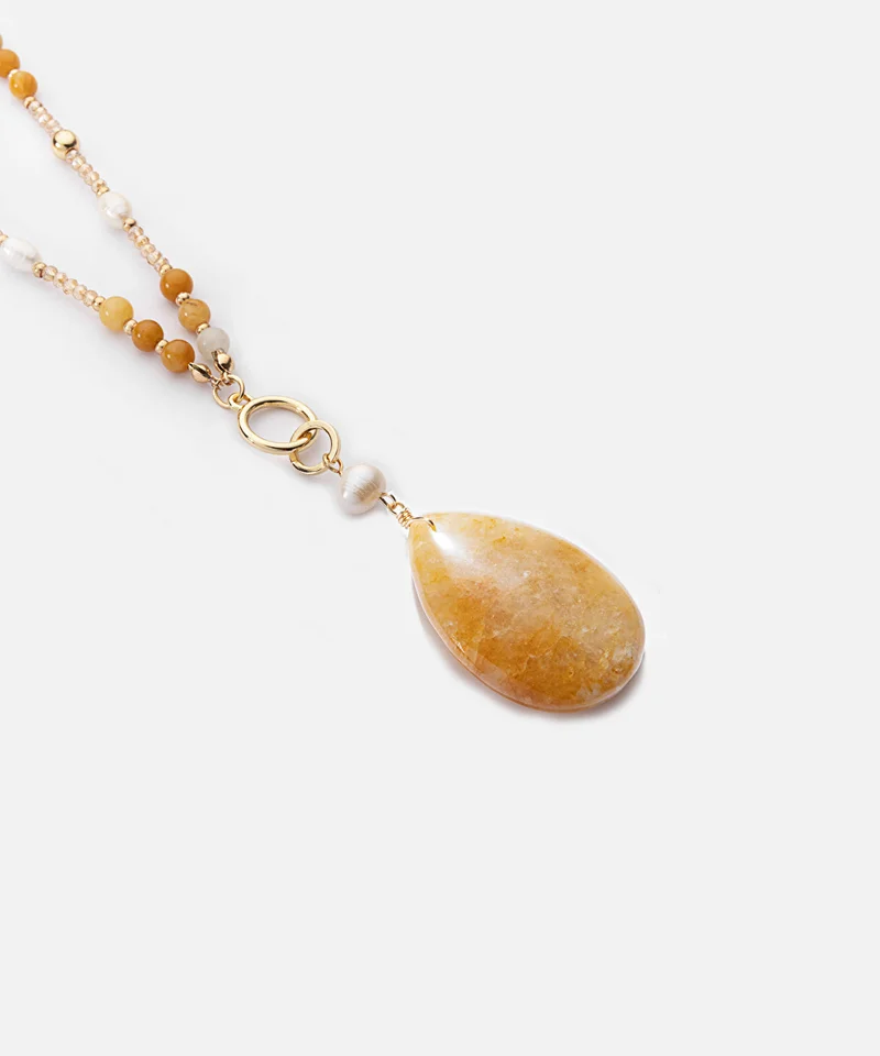 Ipekyol  Mixed Bead Long Necklace for Women | Best Price UAE